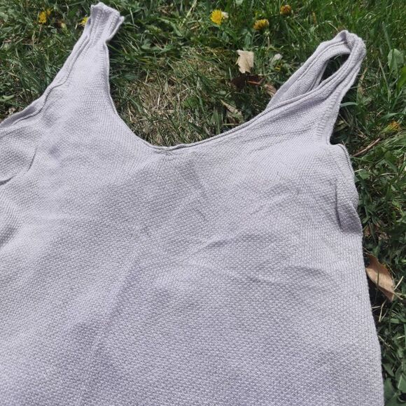 Diadora Split Back Knit Yoga Tank Top - Picture 2 of 8